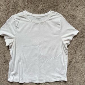 Old Navy Cream Short Sleeve Basic Tee XL Women’s